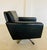 Vintage Danish Black Leather Swivel Chair by Georg Thams For Sale - Image 12 of 18