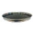 Vintage 1960’s Crescent Silverplate & Micarta 15” Round Footed Gallery Bar Tray For Sale