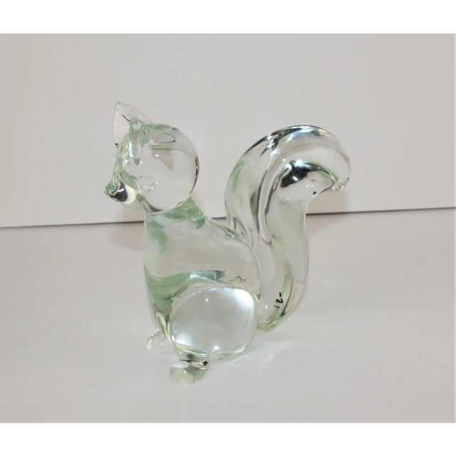 Vintage Signed Licio Murano Glass Squirrel Figurines Chairish