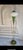 Green enamel, Brass accents, and opaline glass shade Rewired for European use