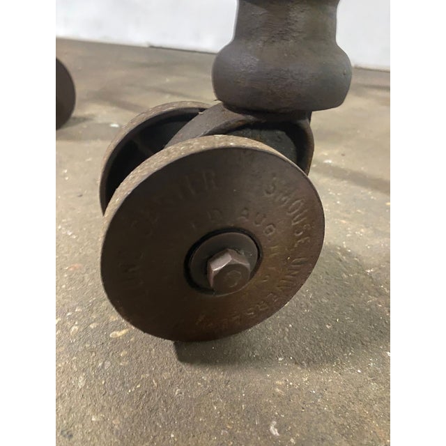Turn of the 20th Century Adjustable Printers " Turtle" Table For Sale - Image 10 of 14