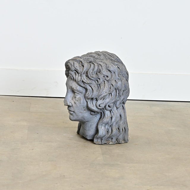 English 20th Century Stone Bust of Alexander the Great For Sale - Image 4 of 8