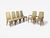 Mid-Century Modern Grosfeld House, Six Dining Chairs, Walnut, Fabric, Usa, 1970s For Sale - Image 3 of 15