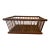 Large Antique Oak Slat Market Basket | Primitive General Store Produce Display Crate | Mission Style Farmhouse Storage For Sale