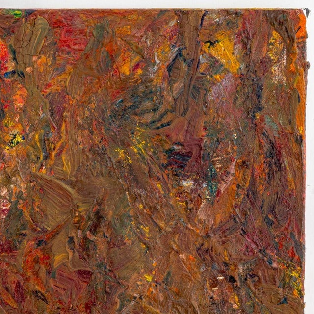 Contemporary Andy Miller Abstract Composition Oil on Canvas For Sale - Image 3 of 5