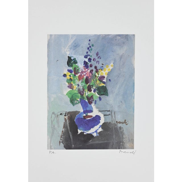 Vase of Flowers is a nice original lithograph realized by Marcello Avenali in 1950s. Hand signed in pencil on lower right...