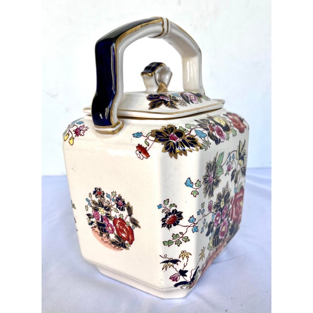 Vintage 1930s English Ironstone Mason's Mandarin Teapot For Sale In Dallas - Image 6 of 10