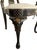 Vintage Custom Dining Room Side Chairs Chinoiserie Black Lacquer Pan Asian- a Pair For Sale - Image 9 of 11