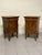 Brown Large Art Deco Italian Bedside Tables, 1930s, Set of 2 For Sale - Image 8 of 18