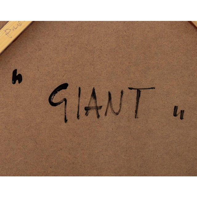 White Paolo Barrile "Giant" Mixed Media on Panel For Sale - Image 8 of 9