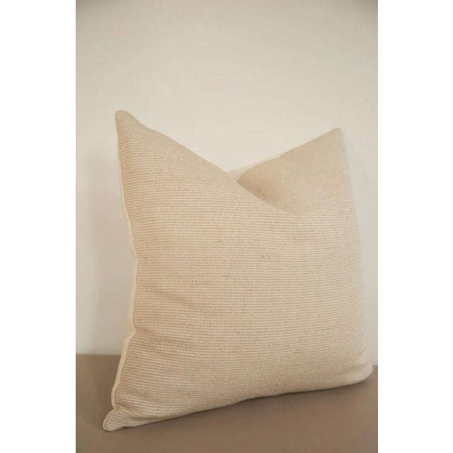 20x20 Linen Jute Throw Pillow For Sale In New York - Image 6 of 7