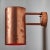 Örsjö Large Hans-Agne Jakobsson C 627 'Rulle' Raw Copper Outdoor Sconce For Sale - Image 4 of 12