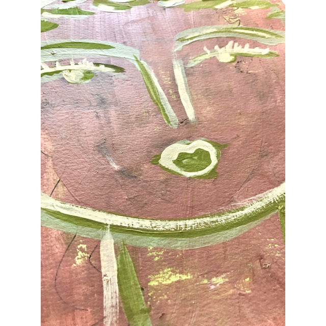 Contemporary Painting on Paper by CL Auker “Haku Lei” For Sale - Image 6 of 6