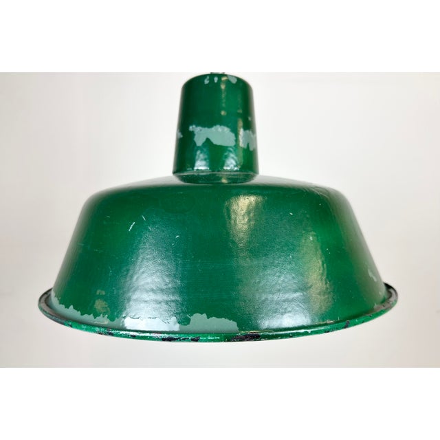Industrial Factory Pendant Lamp, 1960s For Sale - Image 4 of 16