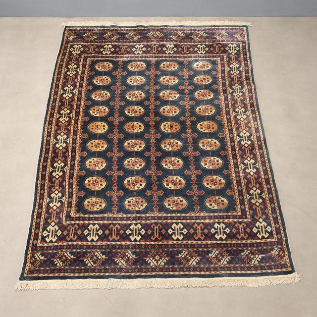 Modern Machine-Made Thin Knot Cotton Rug For Sale - Image 3 of 8