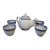 1980s Chinese Floral Porcelain Translucent Rice Grain - Set of 5 For Sale