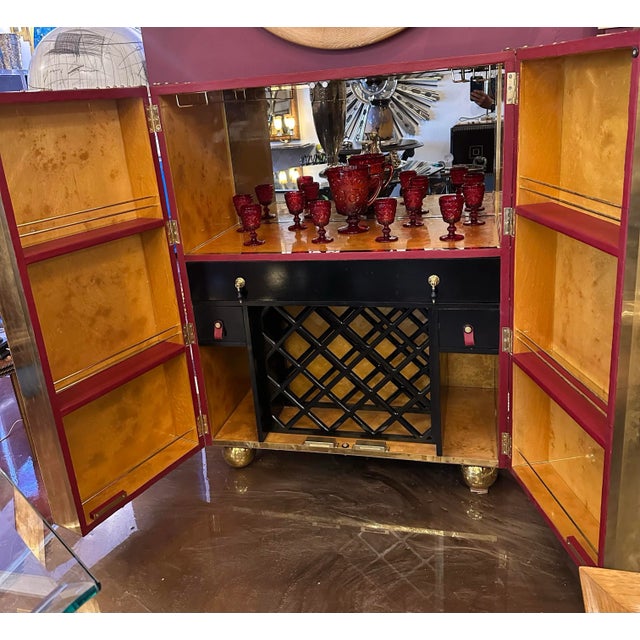 Costume Trunk Dry Bar Cabinet. For Sale In Miami - Image 6 of 12