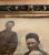 Antique Convex Bubble Glass Hand-Colored Portrait - Farm Boys w/Sheep 19 x 13 For Sale - Image 4 of 4