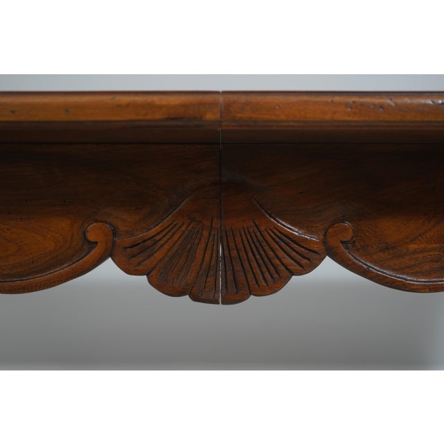 Baker French Louis XV Oak Parquetry Extension Dining Table For Sale - Image 10 of 18