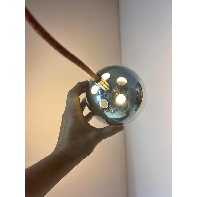 Ball Lamp in Chrome from Baum-Leuchten For Sale - Image 10 of 11