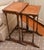 English Regency Revival Burl Wood & Inlaid Nesting Tables, Early 20th Century For Sale - Image 4 of 14