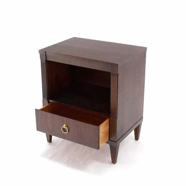 Brown Vintage Mid Century John Stuart Nightstands End Tables- a Pair For Sale - Image 8 of 10