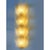 Contemporary Huge Scenographic Wall Sconce in Amber Graniglia Leaves Murano Glass by Simoeng For Sale - Image 3 of 7