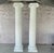 White Neoclassical Ionic-Style Fluted White Carved Wood Architectural Columns, a Pair For Sale - Image 8 of 15