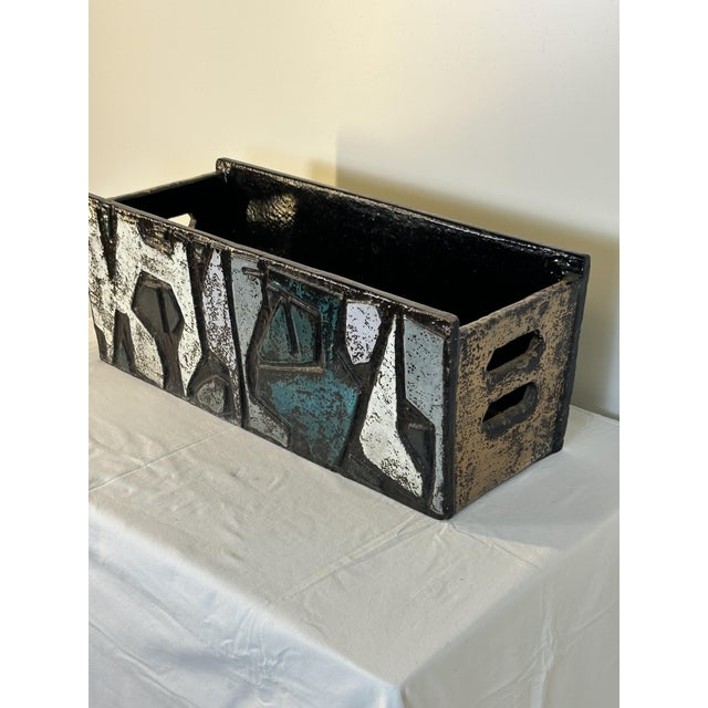 Ceramic Planter attributed to Victor Cerrato, 1960s, in Very Good conditions. Designed 1960 to 1969 This piece is...
