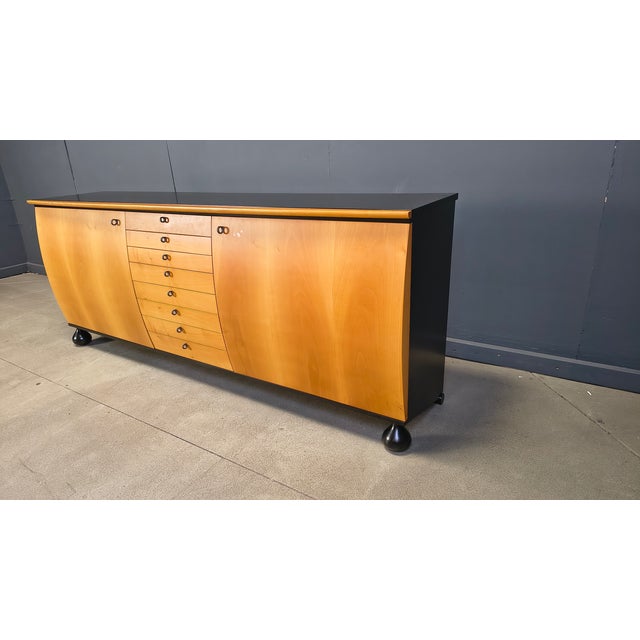 Italian Modern Sideboard by Umberto Asnago for Giorgetti, 1990s For Sale - Image 11 of 14