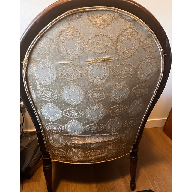 Yellow Mid 19th Century Victorian Arm Chair For Sale - Image 8 of 14