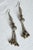 Silver Vintage 1990s Bohemian Silver Brass Tone Filigree Bell Drop Earrings, Pair For Sale - Image 8 of 8