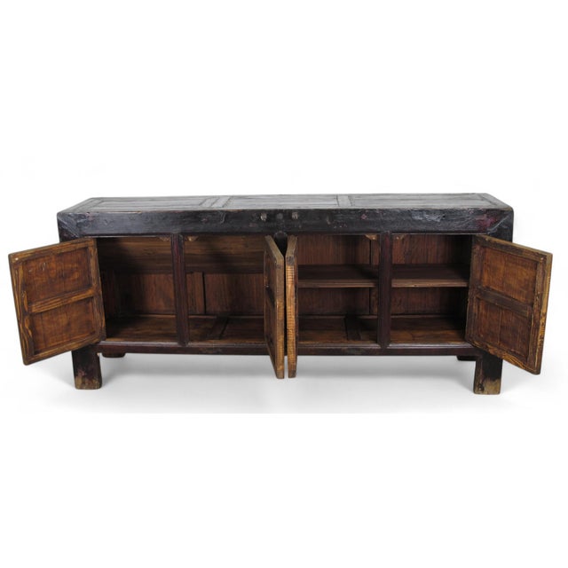 Hand Painted 4 Panel-Door Sideboard For Sale - Image 9 of 12