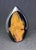 Brown Youghiogheny Steve Fenstermacher 1999 Brown Art Glass Sculpture Paperweight For Sale - Image 8 of 9