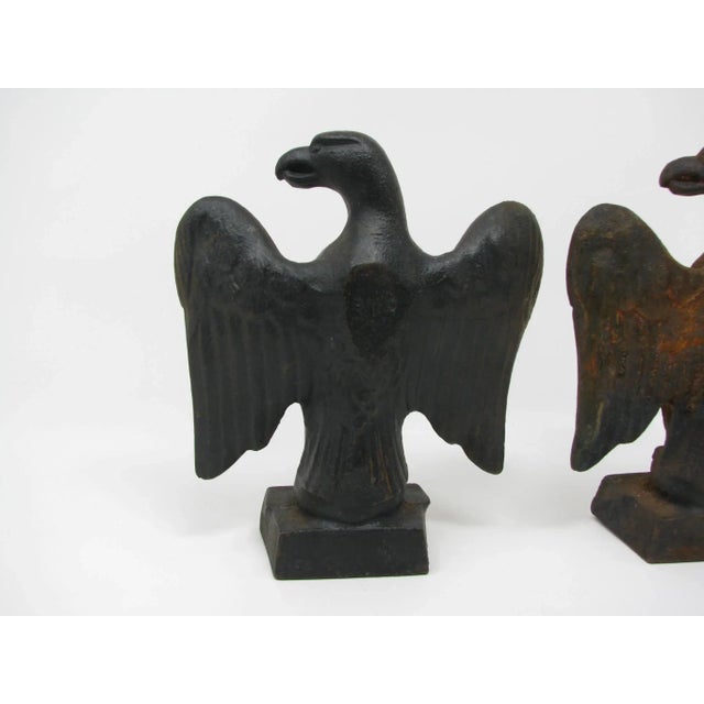 Vintage American Federal Style Cast Iron Eagle Bookends a Pair Chairish