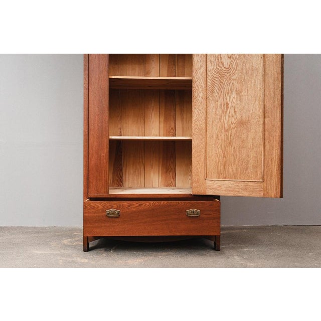 Art Nouveau Cabinet in Oak For Sale - Image 13 of 18