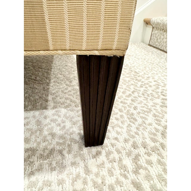 1990s Barbara Barry for Baker Slipper Chairs, a Pair For Sale - Image 9 of 9