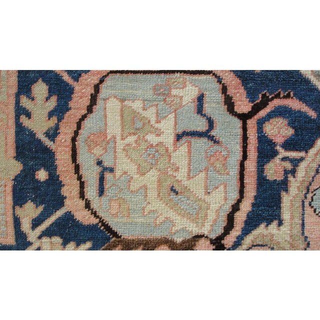 Antique Persian Serapi Carpet,9'4" X 11'10" For Sale - Image 4 of 14