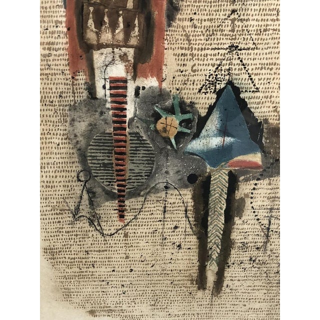 Black J. Friedlaender, Pavot Vert, 1984, Etching, Framed For Sale - Image 8 of 18