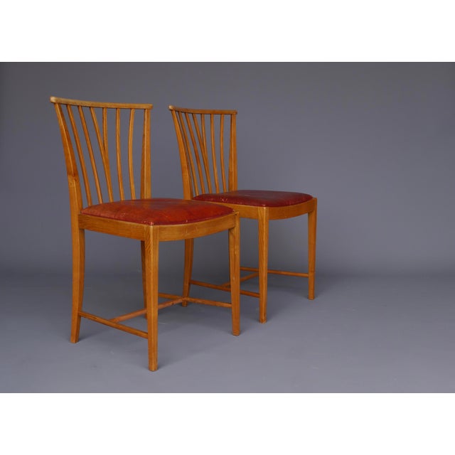 Dining Chairs by Elmar Berkovich for Zijlstra te Joure, 1947, Set of 2 For Sale - Image 10 of 15