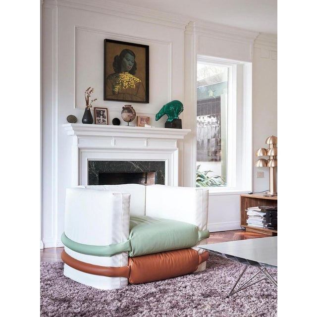Two-Seater Pillow Sofa in Leather by Muller Van Severen for BD Barcelona For Sale - Image 11 of 15