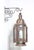 Bronze Handcrafted Moroccan Tole and Glass Lantern, Moorish Style, 1960 For Sale - Image 8 of 17