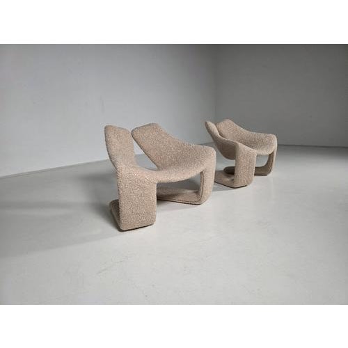 Zen Lounge Chairs by Kwok Hoi Chan for Steiner, 1970s, Set of 2 For Sale - Image 3 of 10