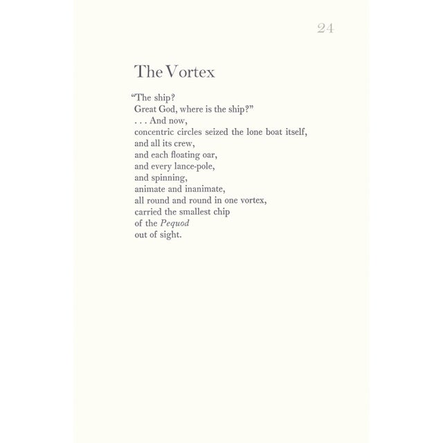 1968 "Moby Dick" Lithograph by Benton Spruance "The Vortex" For Sale - Image 4 of 6