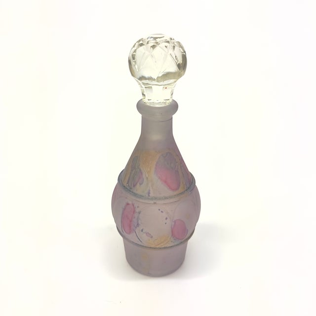 Eclectic Pink & Purple Perfume Bottle Curation - Group of 3 For Sale - Image 4 of 8