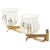 Mid-Century Sconces in Glass and Brass in the style of Barovier and Toso, Italy, 1960s, Set of 2 For Sale - Image 16 of 17