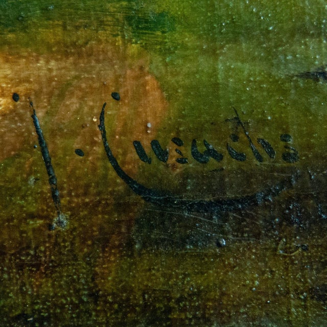 J. Cusachs, Cavalry Patrol at Dawn, Oil on Canvas For Sale - Image 5 of 8