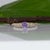 2020s Purple Sapphire Round Ring With Natural Diamond Halo: Solid 14k Gold, Size 6.75 For Sale - Image 5 of 9