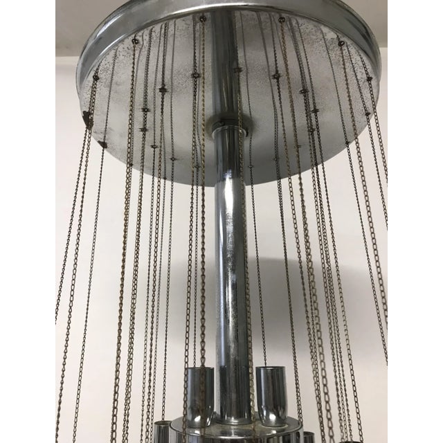 Gaetano Sciolari Mid-Century Chandelier by Gaetano Sciolari For Sale - Image 4 of 11