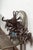 Black Forest 1900s Carved Wooden Plaque with Chamois Motif, Foliage and Mirror For Sale - Image 10 of 10